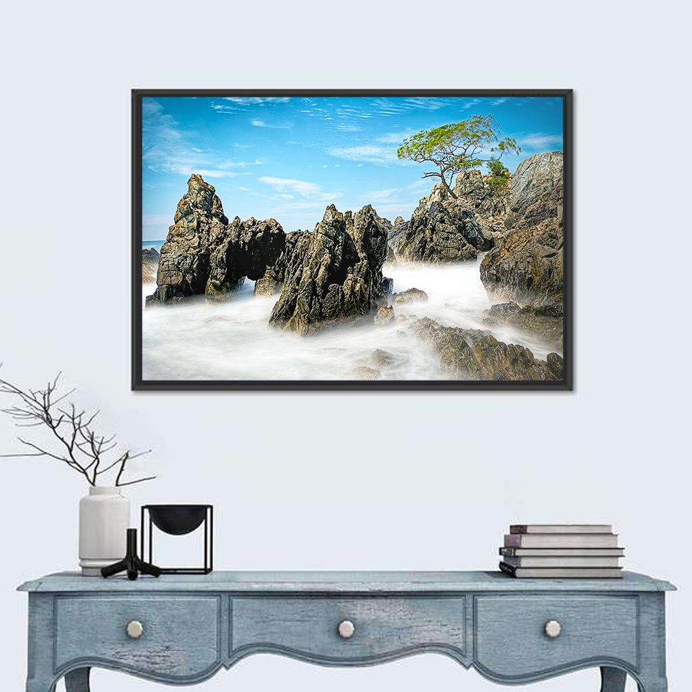 Karang Bebay Misty Shore Wall Art