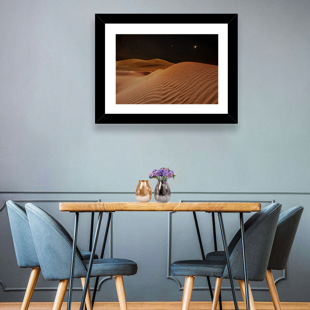 Starry Desert Night Wall Art