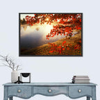 Autumn Pond Sunrise Connecticut Wall Art