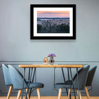 Estonian Misty Pine Landscape Wall Art