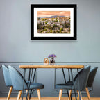 Granada Albaicín Sunset Cityscape Wall Art