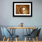 Worms-eye Spiral Staircase Wall Art