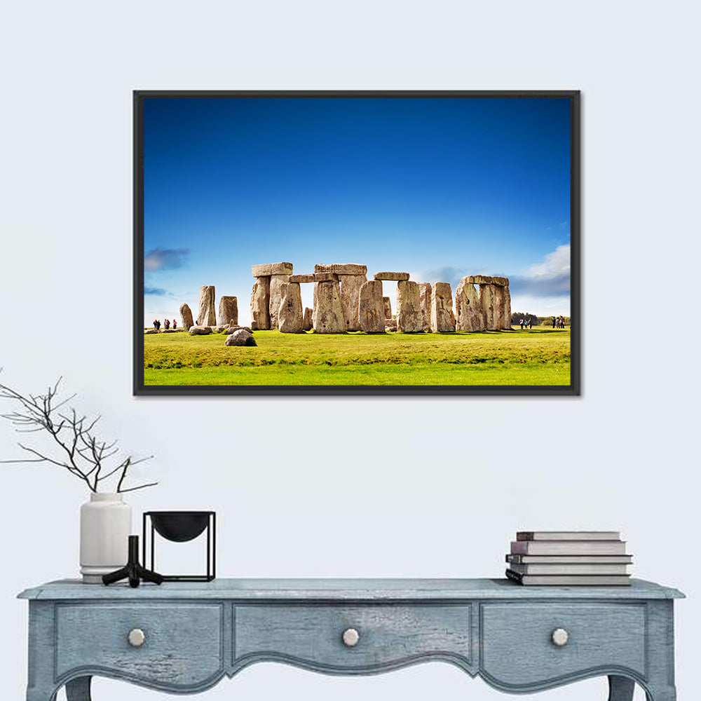 Stonehenge Under Blue Sky Wall Art
