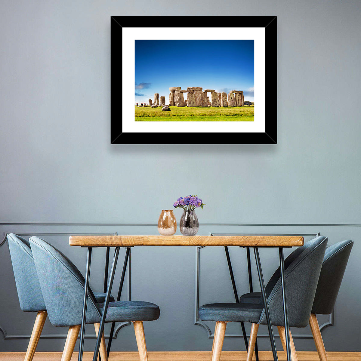 Stonehenge Under Blue Sky Wall Art