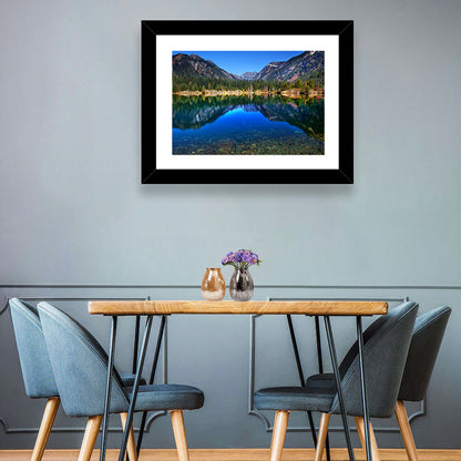 Gold Lake Reflection Wall Art