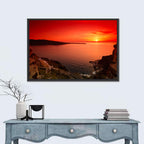 Ammoudi Bay Sunset, Oia Wall Art