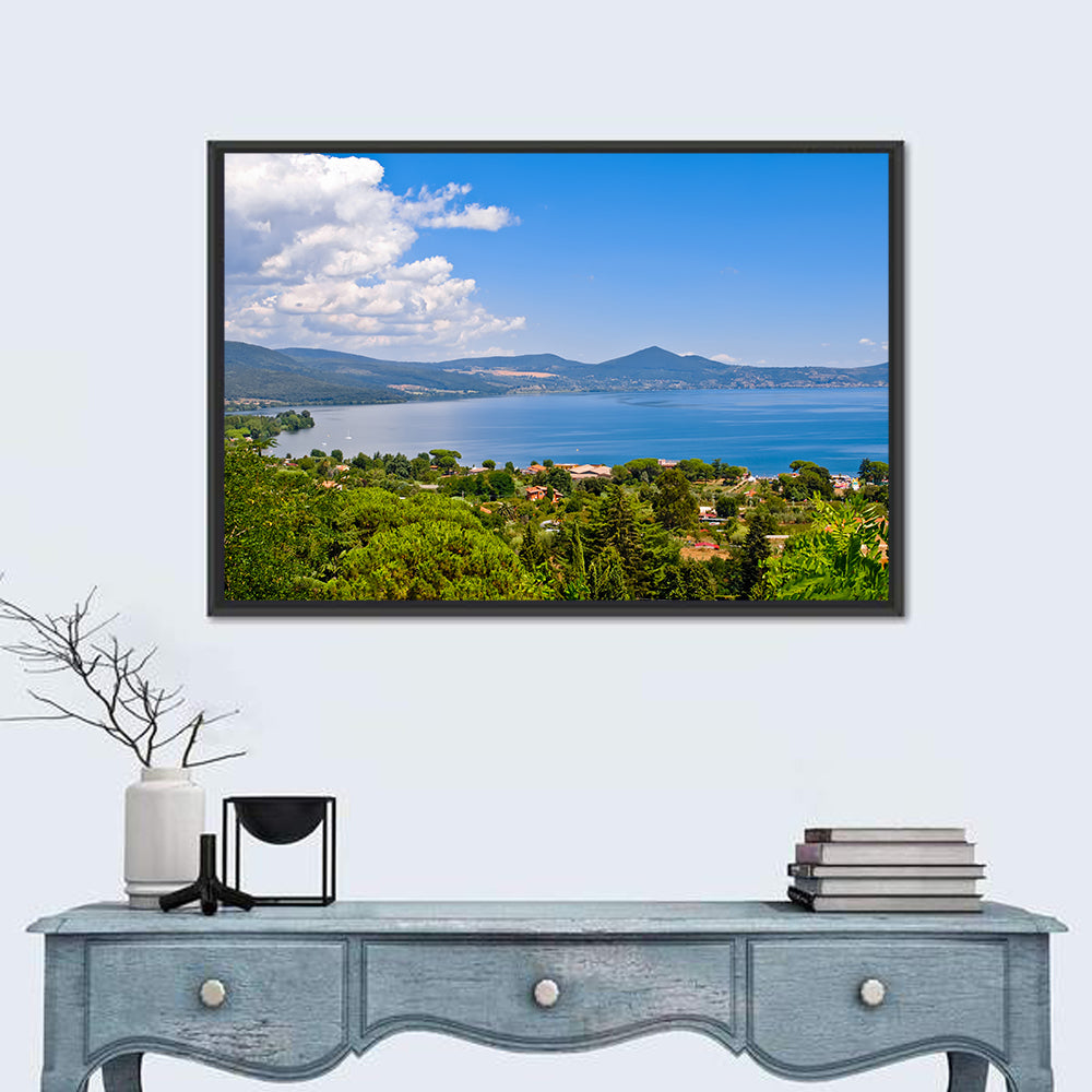 Lake Bracciano View Wall Art