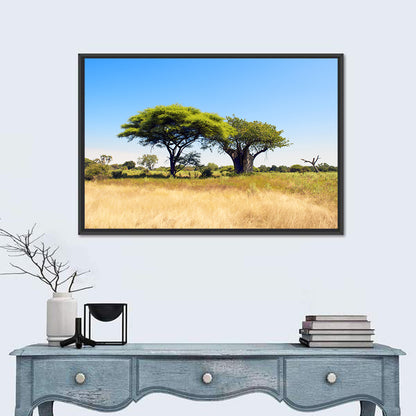 Acacia and Baobab Trees Wall Art