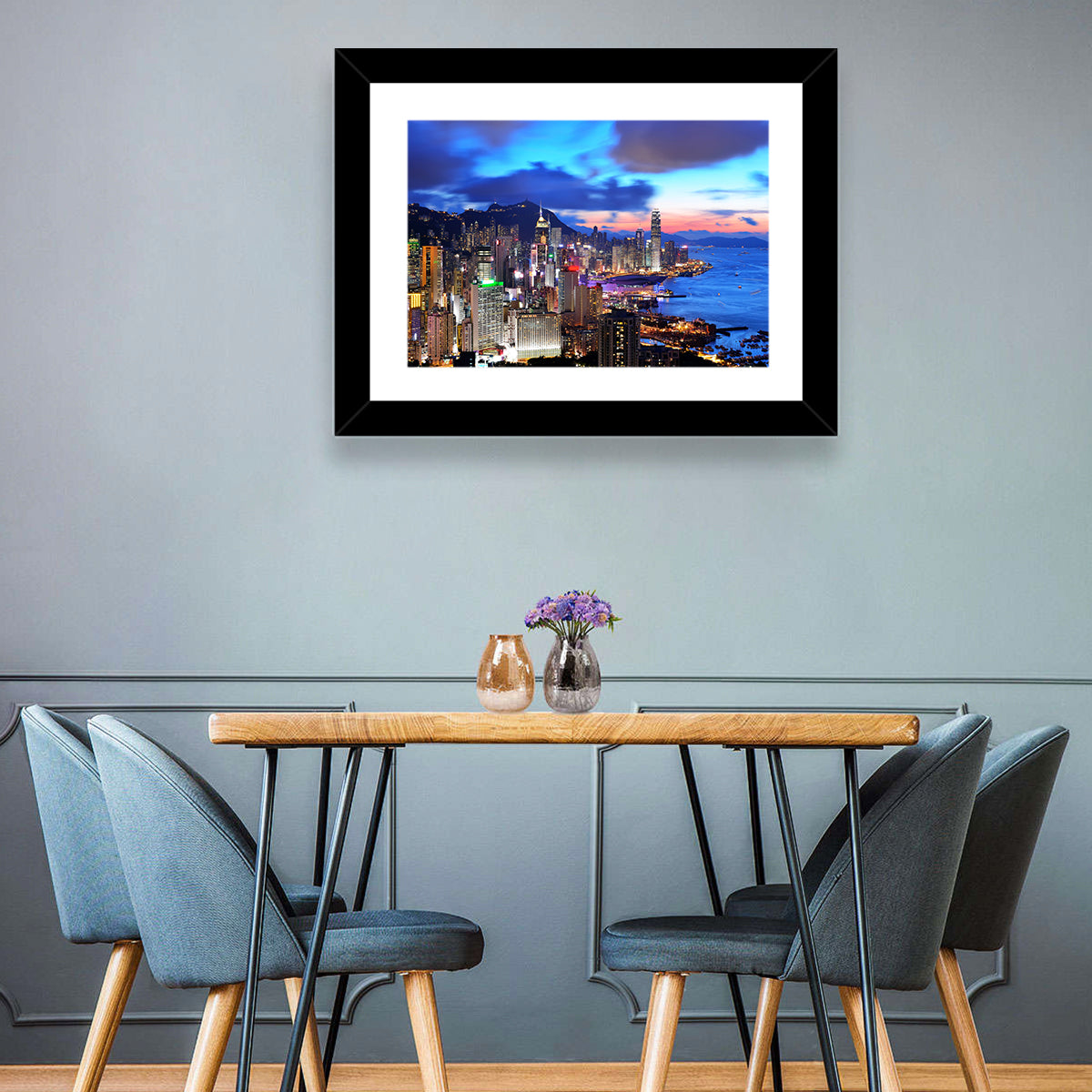 Victoria Harbour Skyline, Hong Kong Wall Art