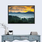 Blue Ridge Mountains Asheville Sunset Wall Art