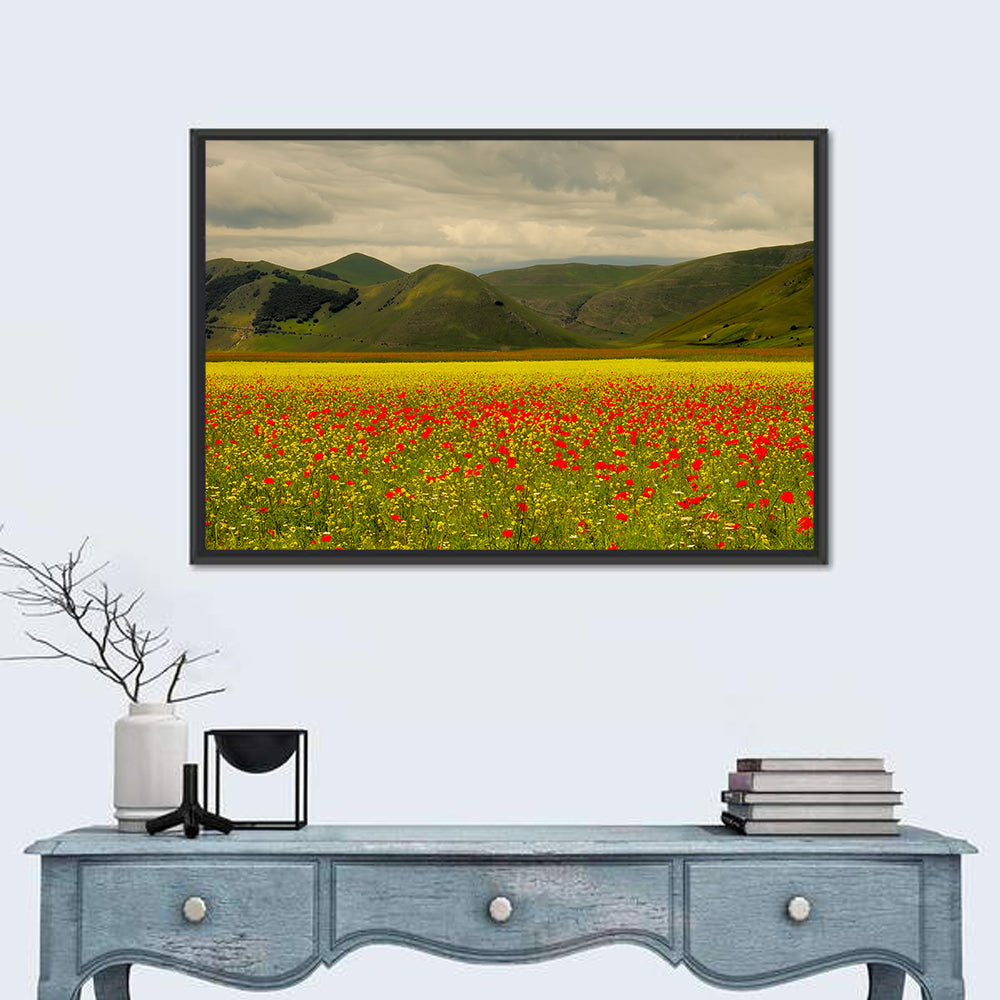 Castelluccio Wildflower Meadow Wall Art