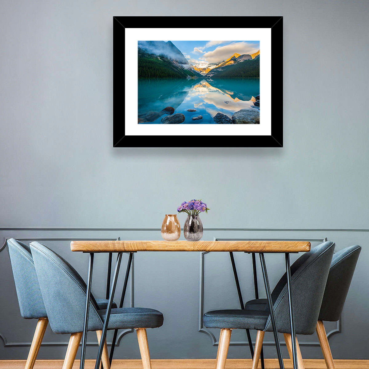 Lake Louise Sunrise Reflection Wall Art