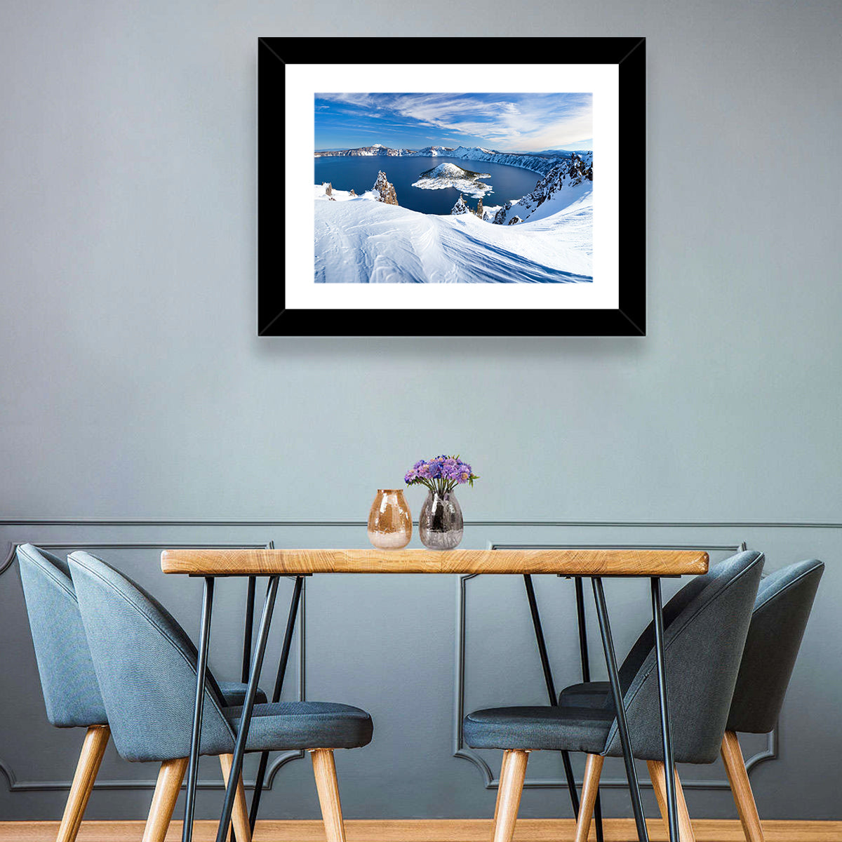 Crater Lake with Wizard Island Wall Art