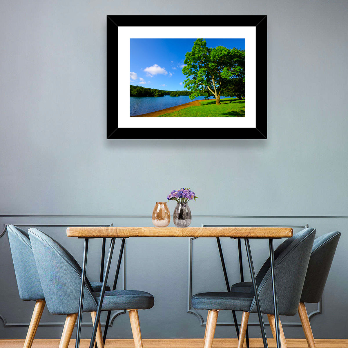 Lake Ippeki Solitary Tree Wall Art