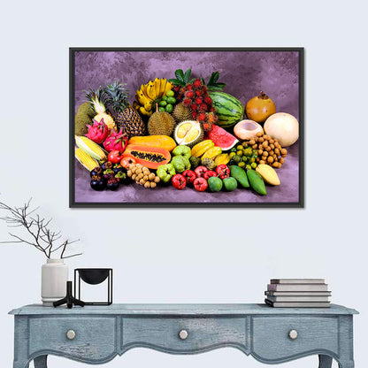 Tropical Fruit Still Life Wall Art