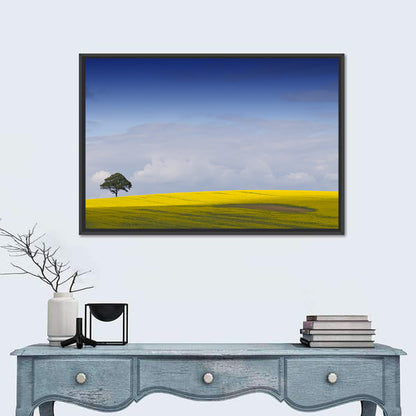 Mountain Rapeseed Field Wall Art