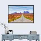 Highway 163 Into Monument Valley Wall Art