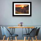 Badlands National Park Sunset Wall Art