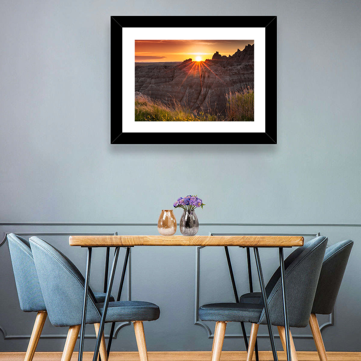 Badlands National Park Sunset Wall Art