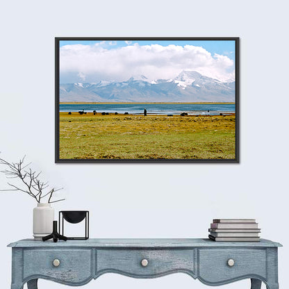 Mount Kailash from Lake Manasarovar Wall Art