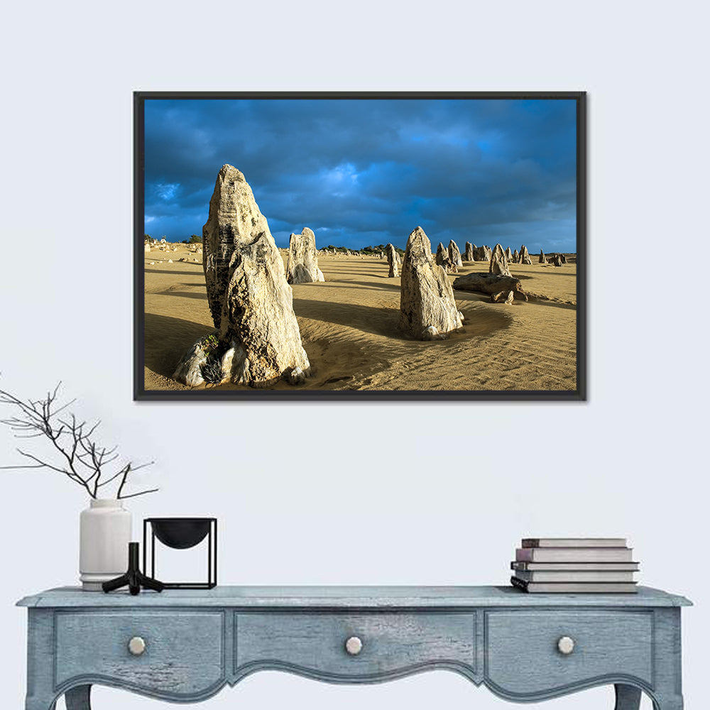 Pinnacles Desert at Golden Hour Wall Art