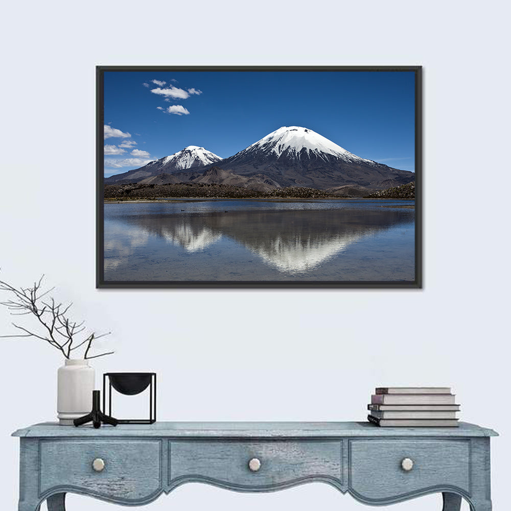 Parinacota Volcano Reflection Wall Art