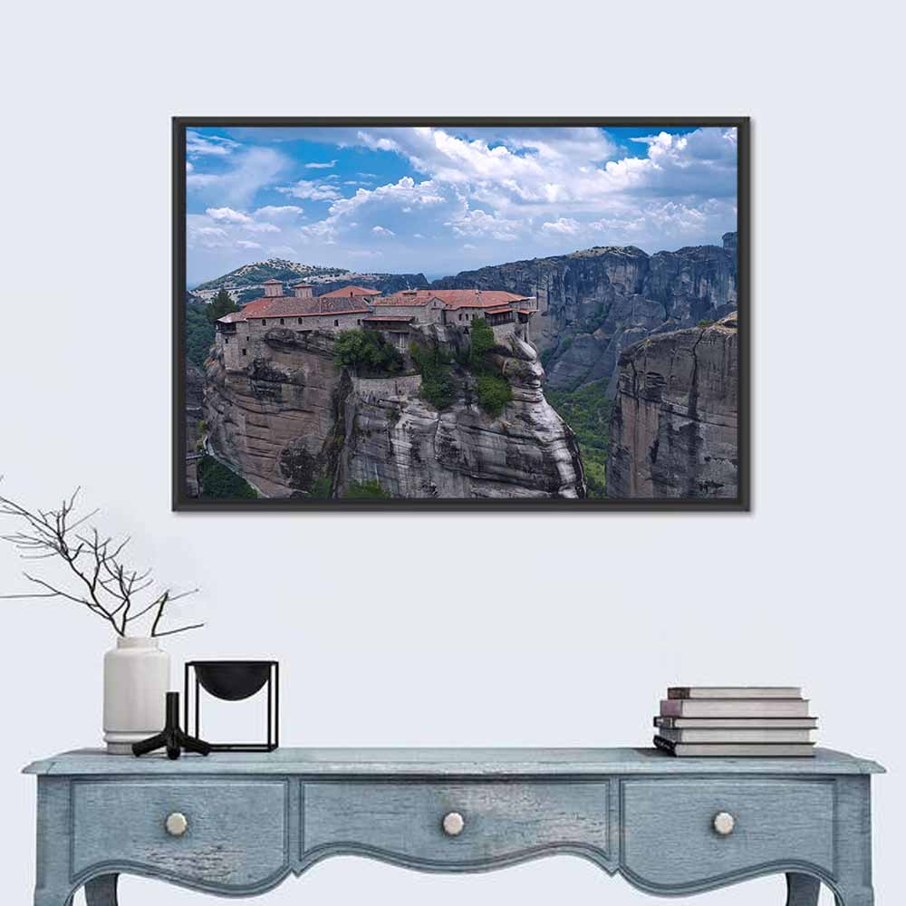 Meteora Cliffside Monastery Wall Art