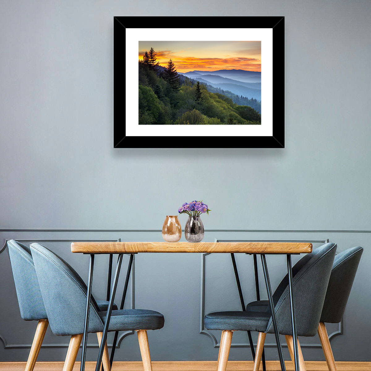 Great Smoky Mountains Sunset Wall Art