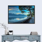 Lake Geneva View from Montreux Wall Art