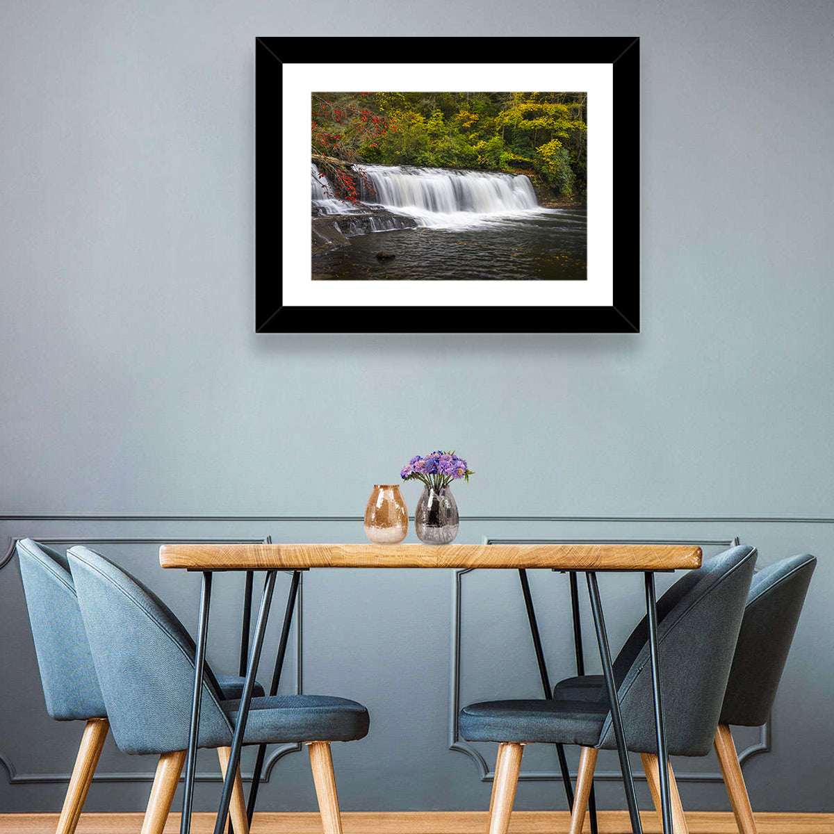 Dupont State Forest Autumn Waterfall Stream Wall Art