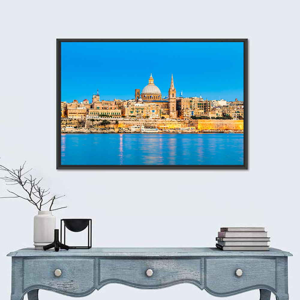 Valletta Waterfront Skyline Wall Art