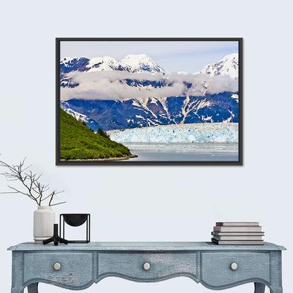 Hubbard Glacier and Snowcapped Peaks Wall Art
