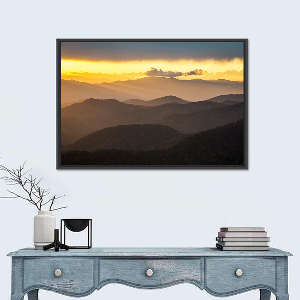 Southern Appalachian Sunset Wall Art