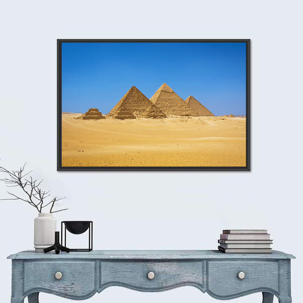 Pyramids of Giza Photograph Wall Art