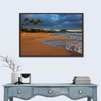 Poolenalena Beach Sunset Wall Art