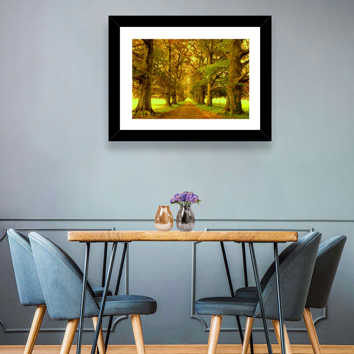 Beech Tree Lane at Golden Hour Wall Art