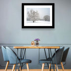 Frosted Birch Grove Wall Art