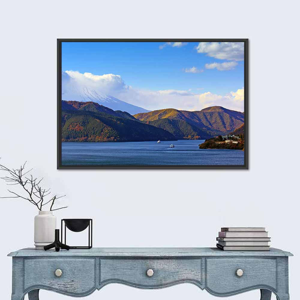 Mount Fuji Over Lake Ashi Wall Art