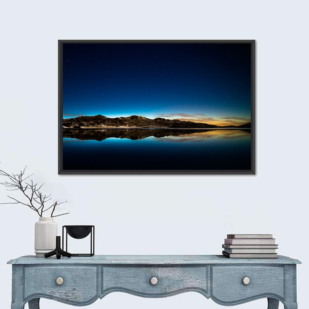 Kleifarvatn Lake at Dusk Wall Art