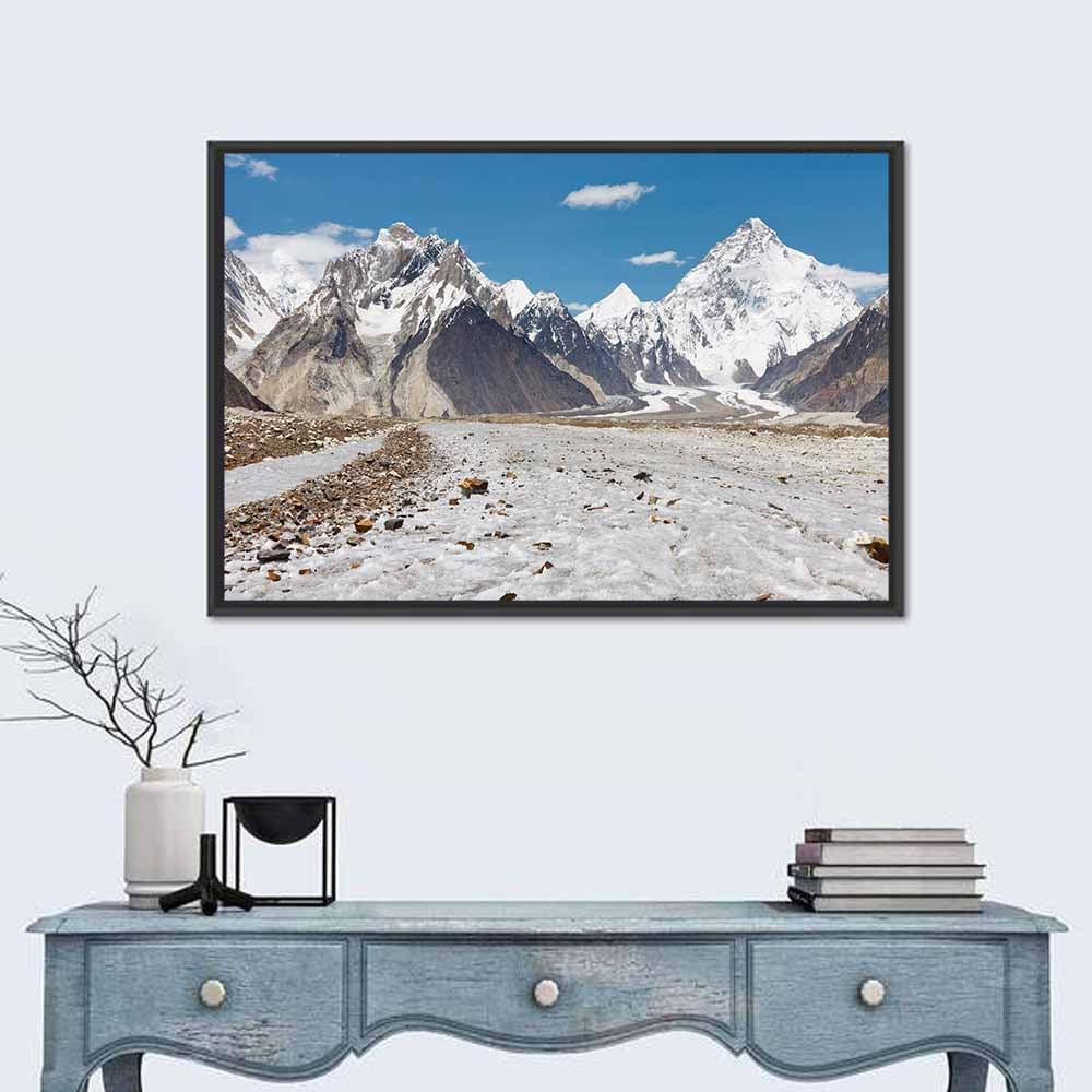 K2 and Baltoro Glacier Wall Art