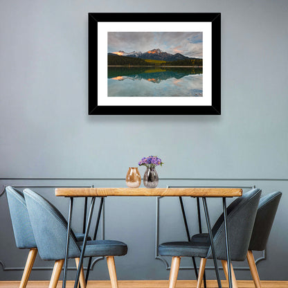 Patricia Lake Golden Hour Reflection Wall Art