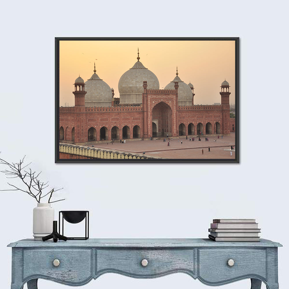 Badshahi Mosque at Sunset Wall Art