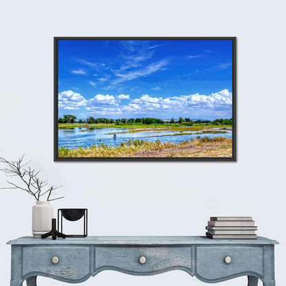 Snake River Fly Fishing, Idaho Wall Art