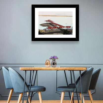Ein Bokek Dead Sea Boardwalk Wall Art