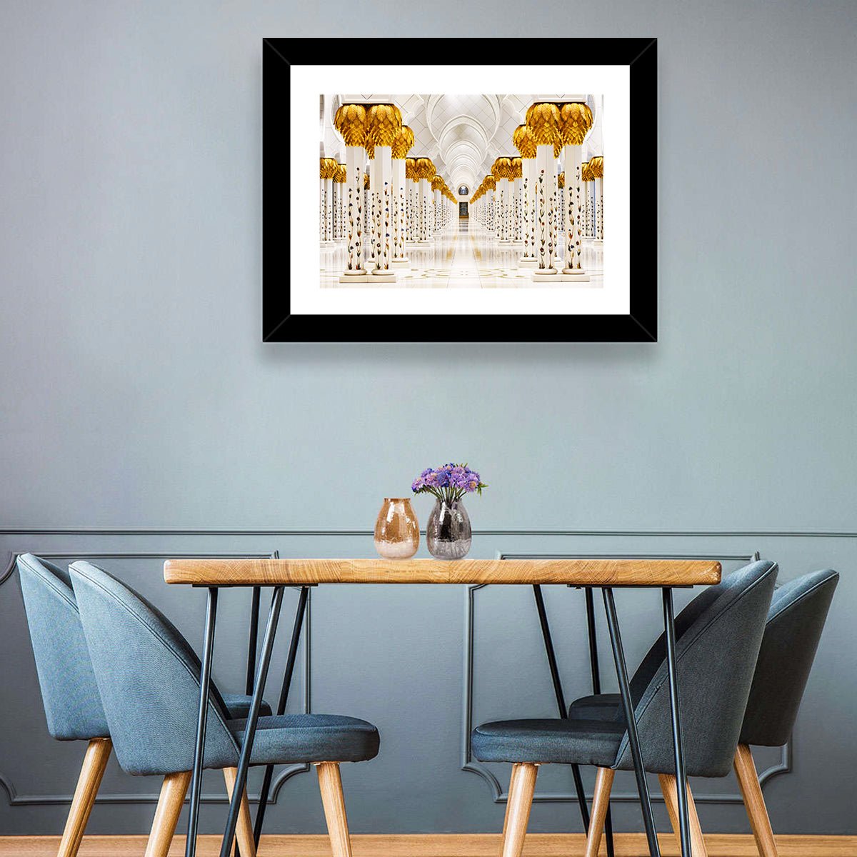 Sheikh Zayed Grand Mosque Colonnade Wall Art