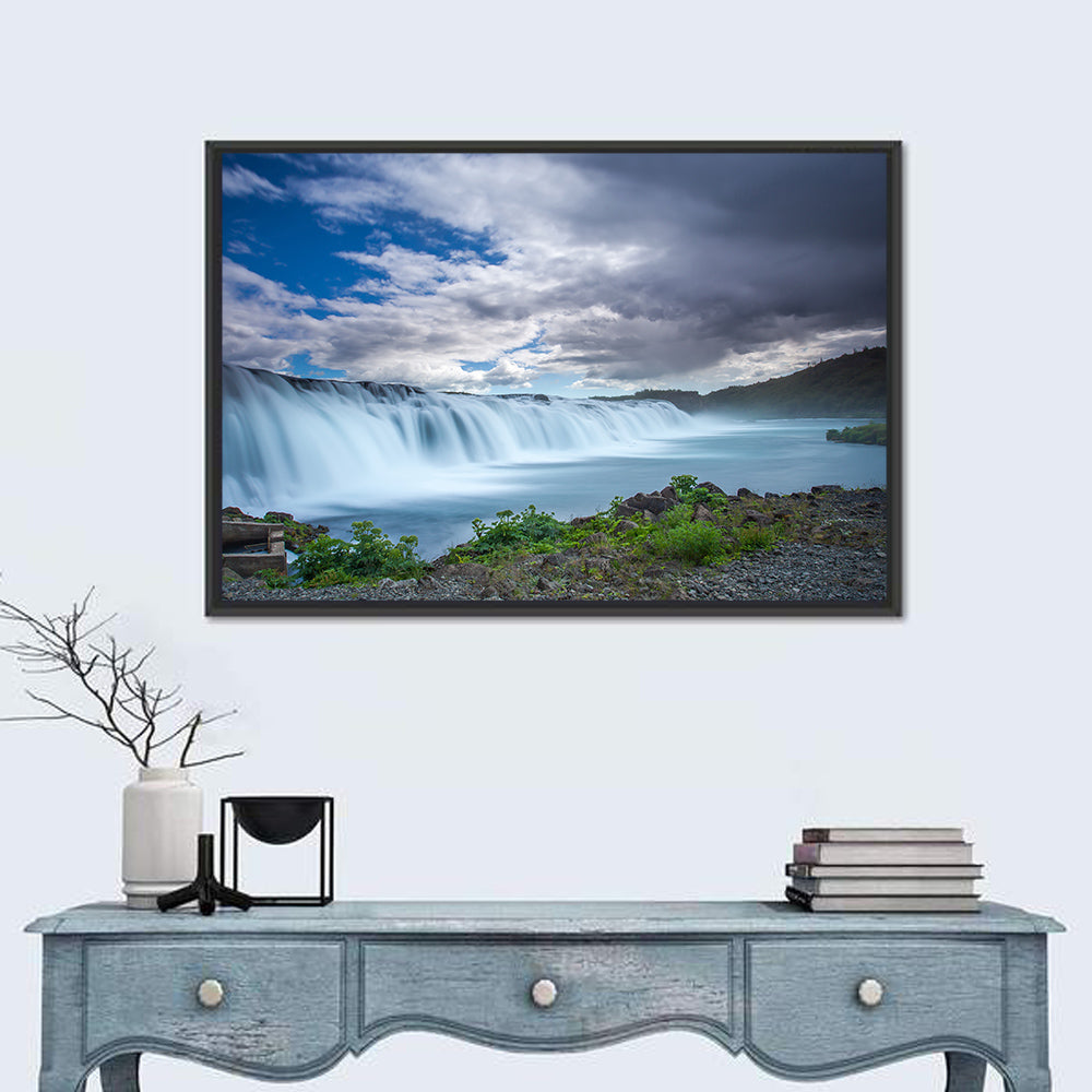 Faxi Waterfall, Iceland Wall Art in a room, landscape