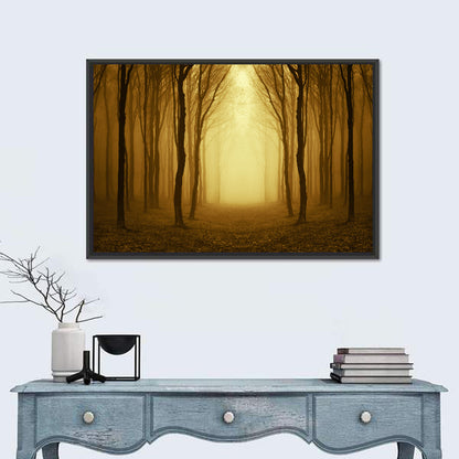 Lonely Forest Path Wall Art