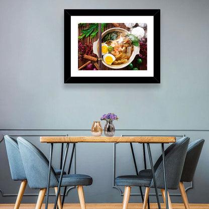 Malaysian Prawn Mee Bowl Wall Art
