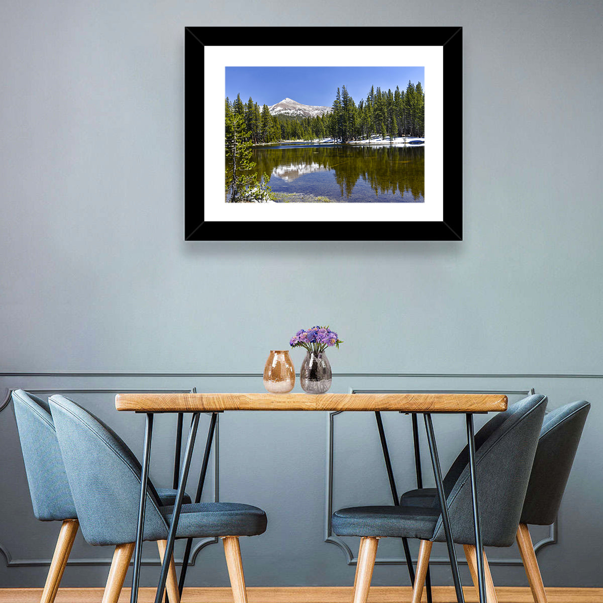 Yosemite Mountain Reflection Wall Art
