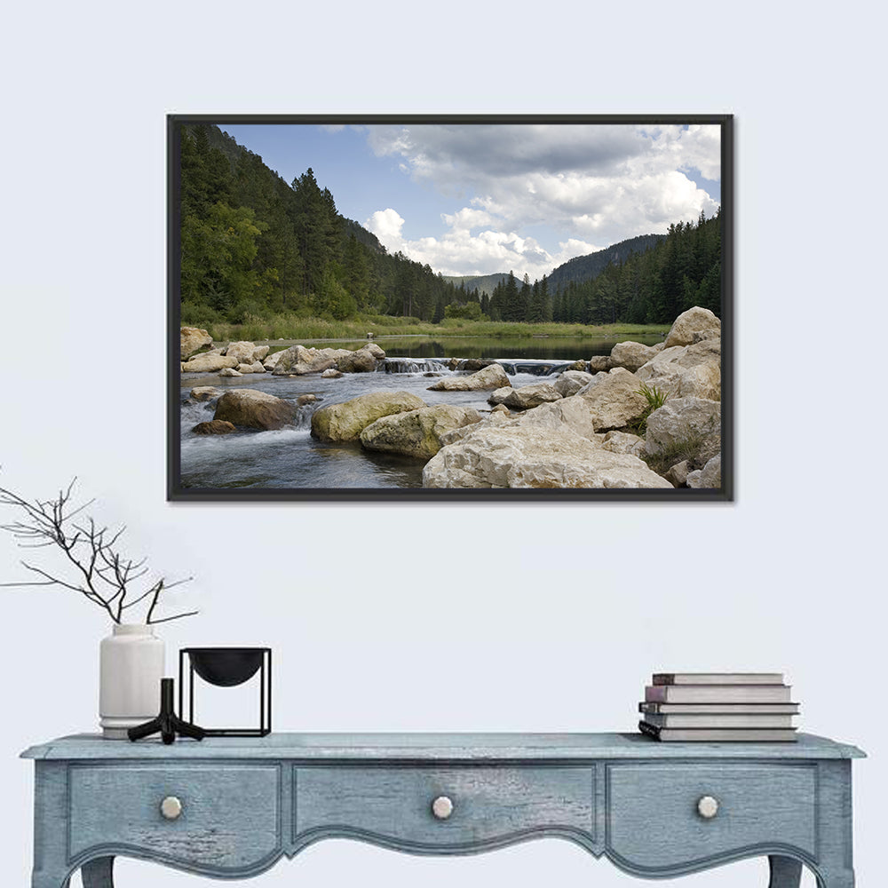 Spearfish Canyon, Black Hills Wall Art in a room, landscape